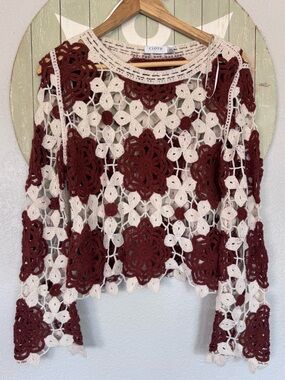 Cloth medium crochet blouse boho